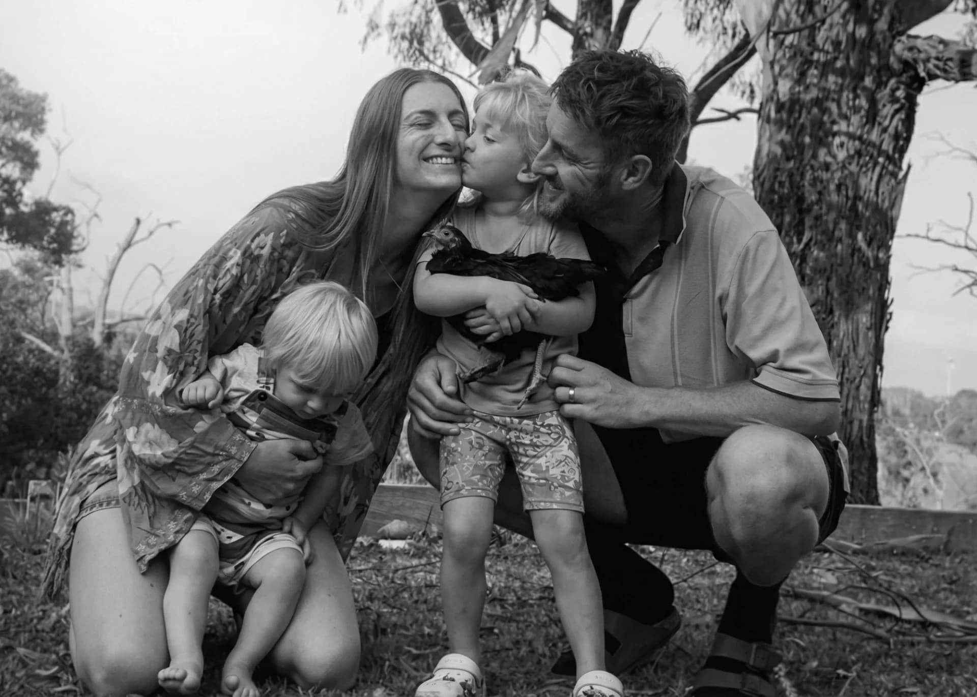 Josephine with her family